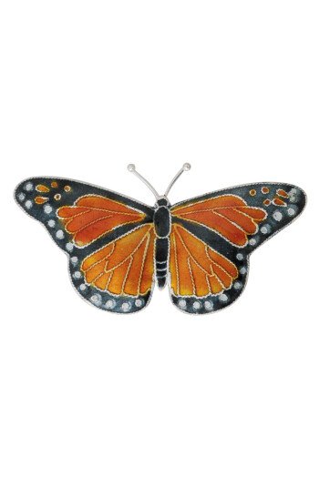 Broche Papillon monarque