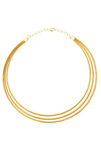Collier en or végétal