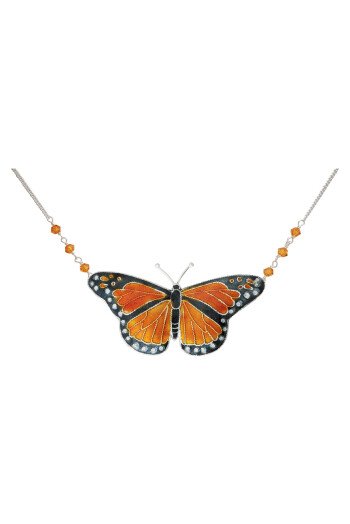 Collier Papillon monarque