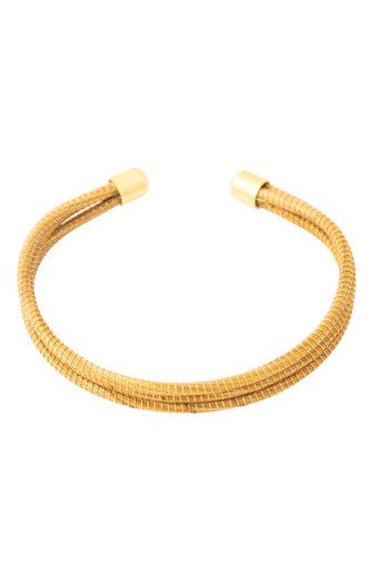 Bracelet trois joncs en or végétal
