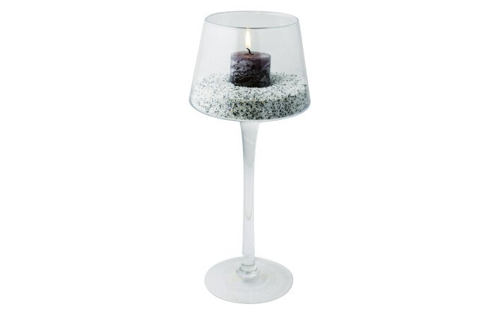 Bougeoir en verre