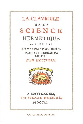 La clavicule de la science hermétique