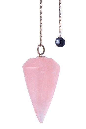 Pendule Toupie - Quartz rose