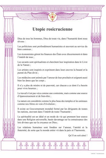 Utopie rosicrucienne