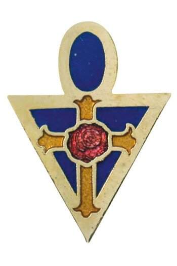 INSIGNE ROSICRUCIEN PETIT MODELE (CLIPS)