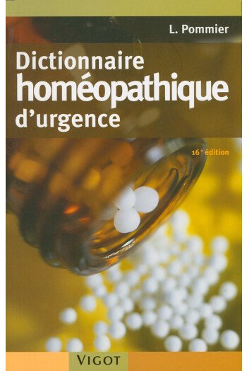 Dictionnaire homéopathique d’urgence