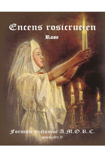 Encens rosicrucien à la rose «Colombe» (24 cubes)