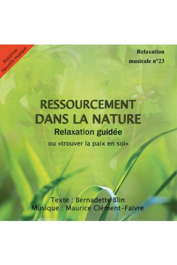 RESSOURCEMENT DANS LA NATURE CD