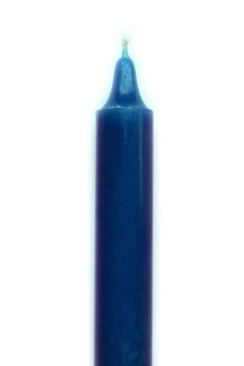 Bougie teintée Bleu Océan