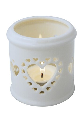 Porcelain tealight holder